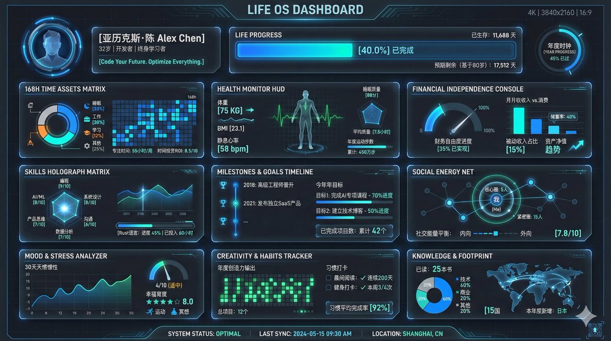 Life Dashboard