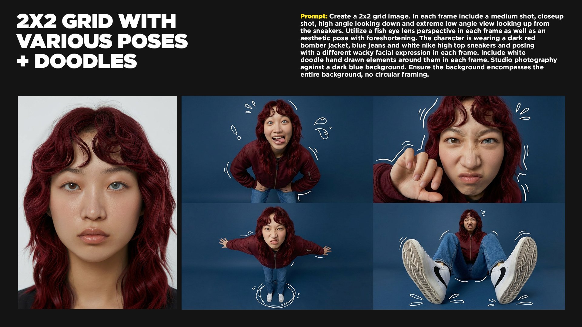 Grid Composition Portrait Photography