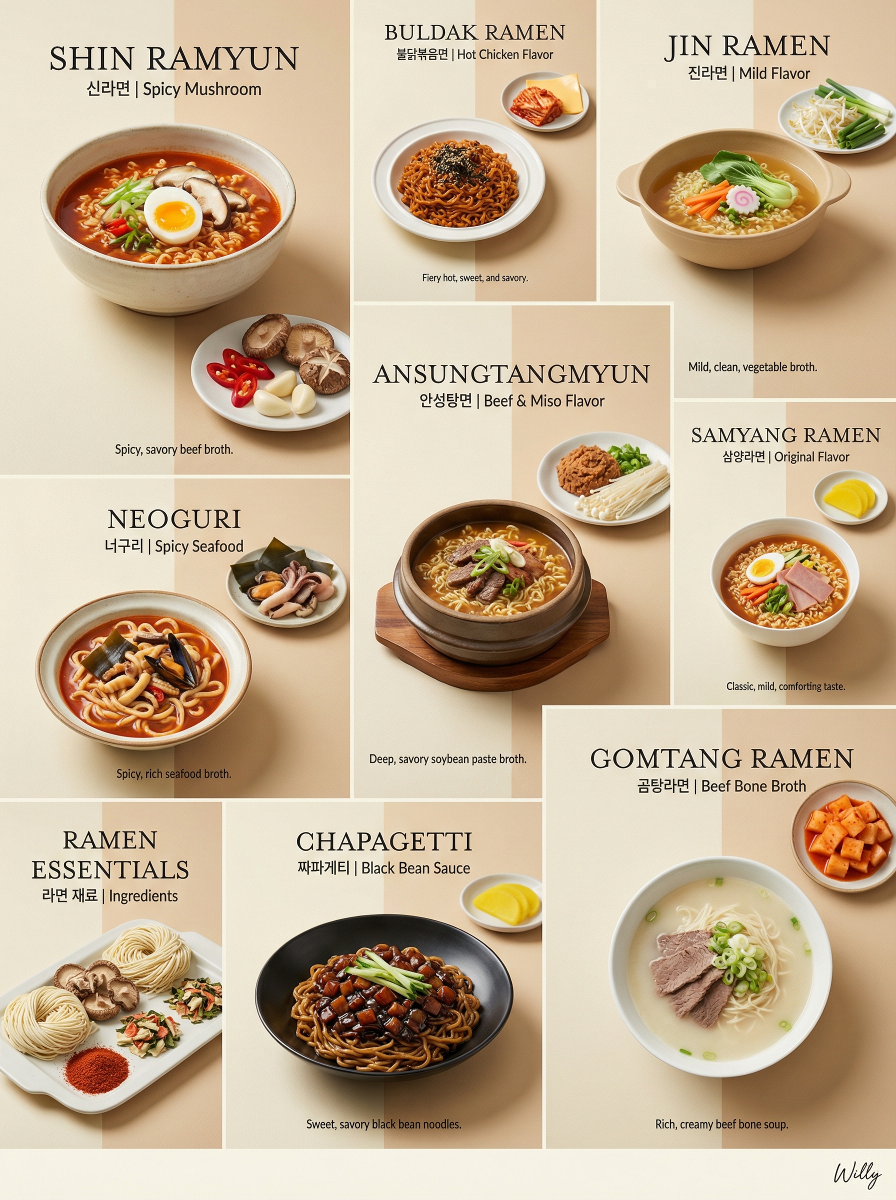 A Collection of Korean Ramen