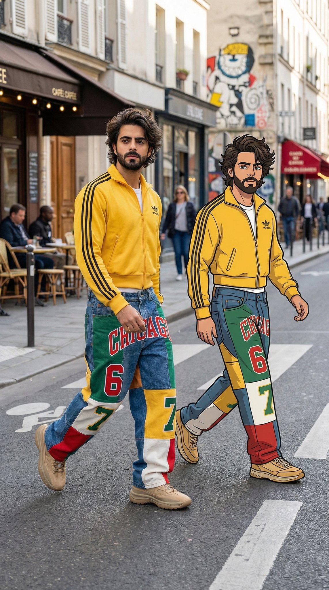 Walking the Line Between Real Life and Illustrated Style