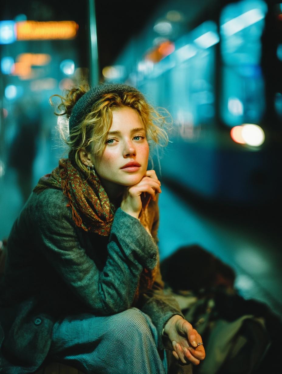 Solitude and Reflection in a Modern City