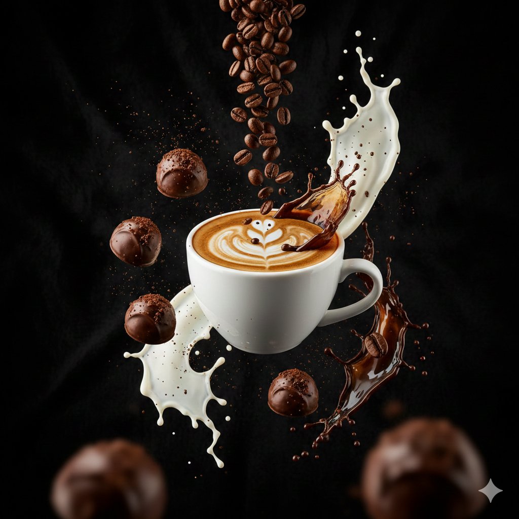 Mouth-Watering Coffee and Chocolate Display