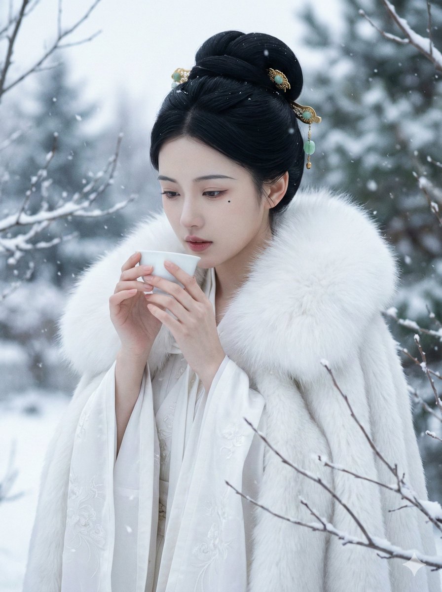 Winter Hanfu Beauty