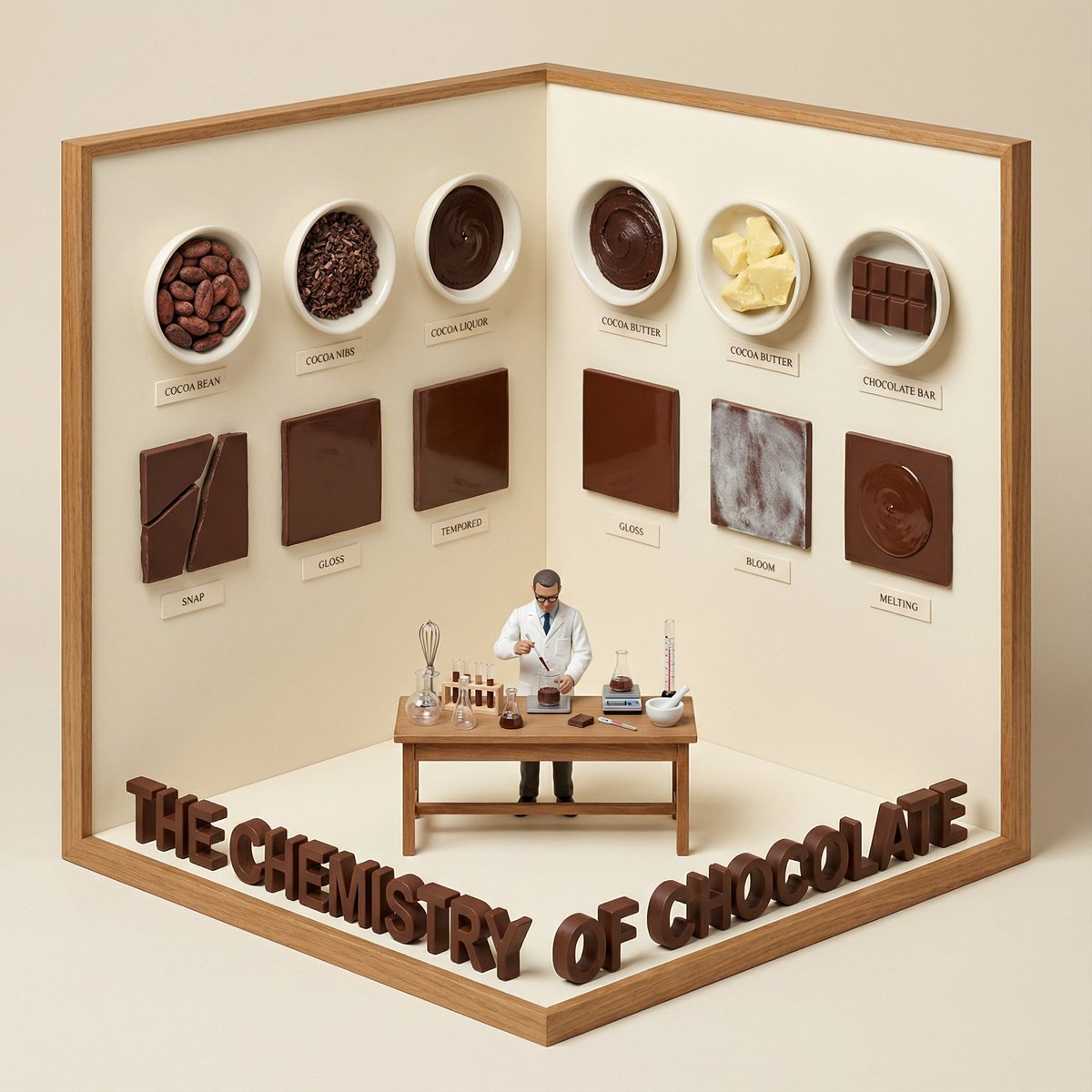 Chocolate Chemistry Educational Diorama