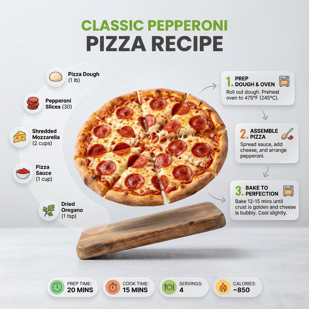Modern Recipe Infographic