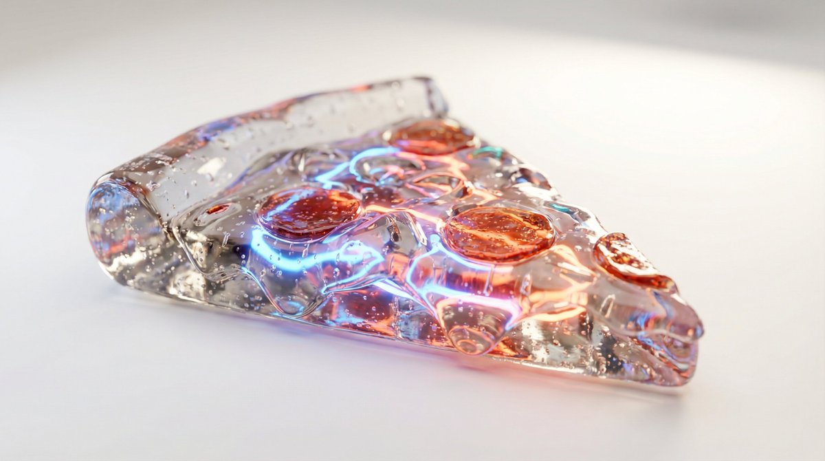 3D Photorealistic Glass Art Rendering