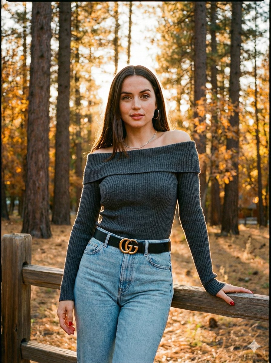 Celebrity Forest Photoshoot Comparison