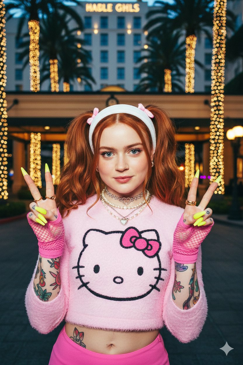 Sadie Sink Young Adult Portrait