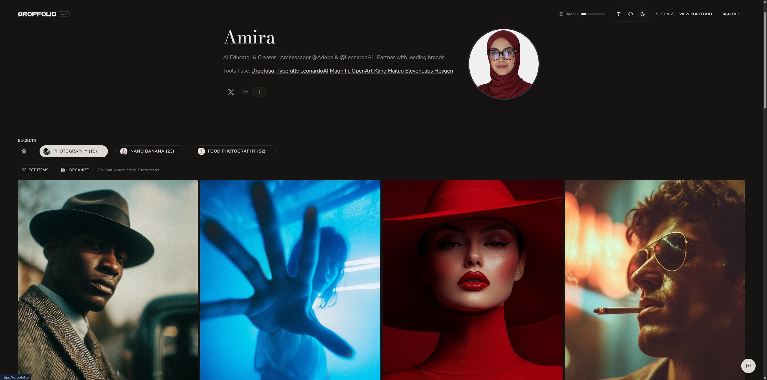 Creating My Portfolio with the Best Tool Ever, 'Dropfolio'