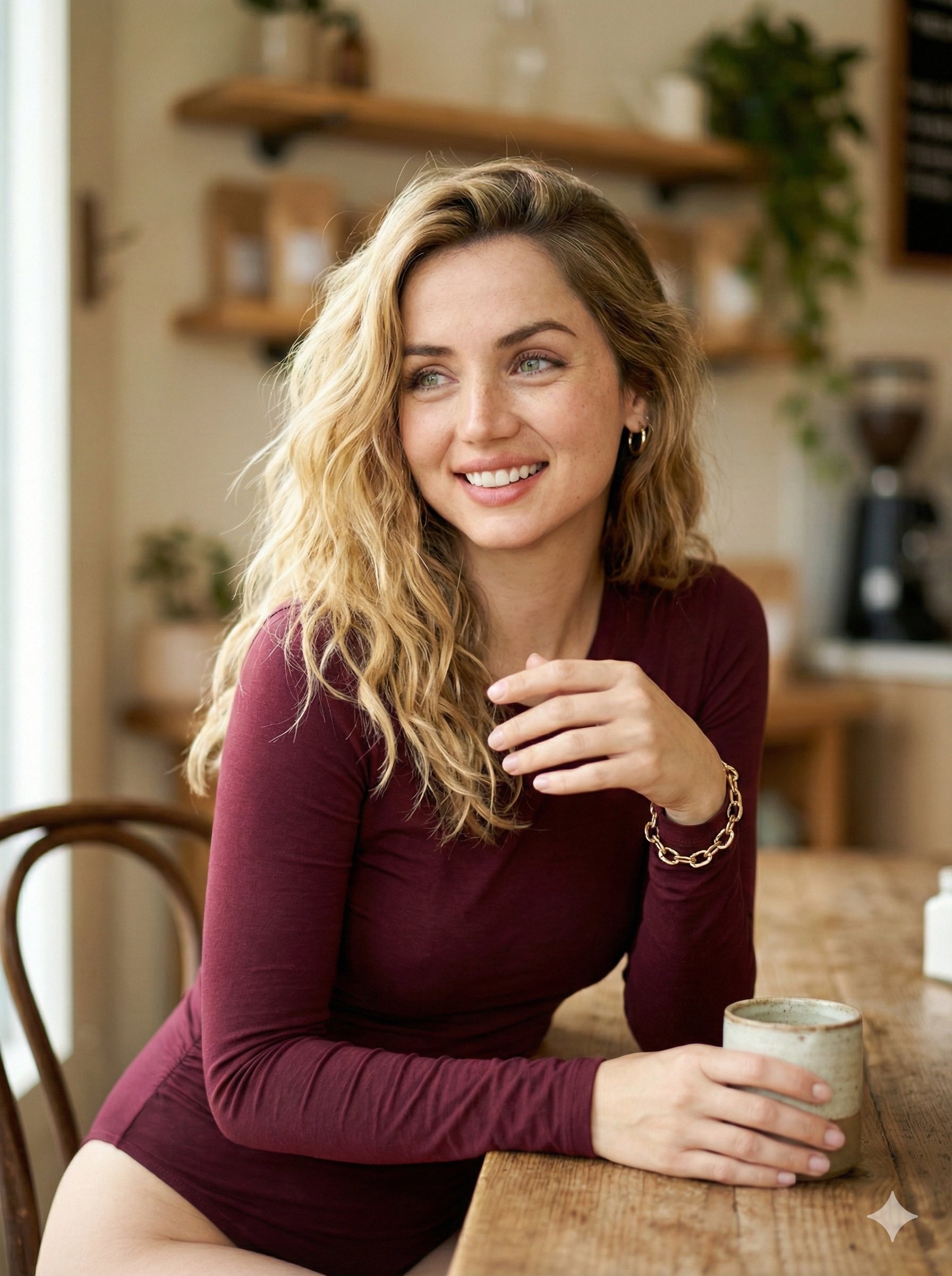 Ana de Armas Portrait, People, nanoBanana-Pro, Portrait, Golden Hour reference image, image 3 of 3