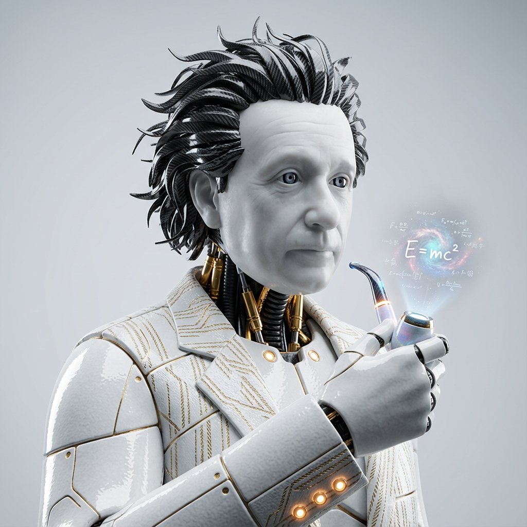 Historical Figures Transformed into High-Fashion Androids