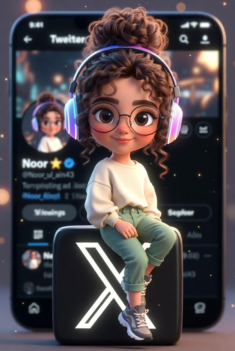 3D Cartoon/Pixar-style Girl Based on the Uploaded Reference Image