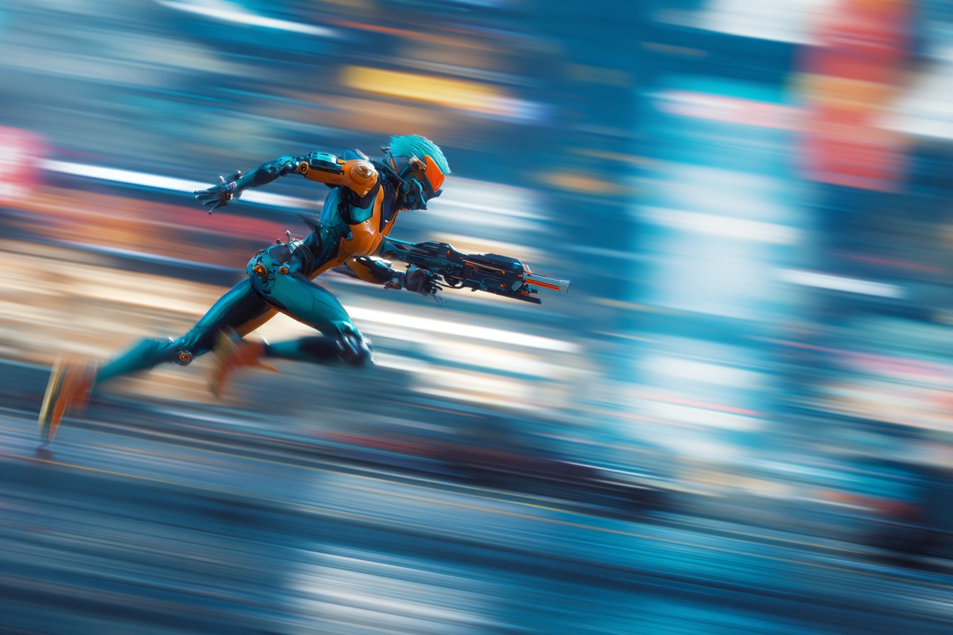 Futuristic Urban Chase