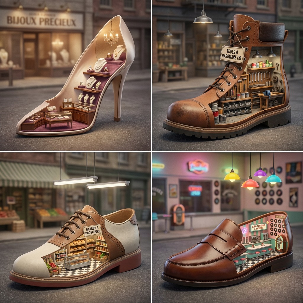 Visualizing Different Eras Through Shoes