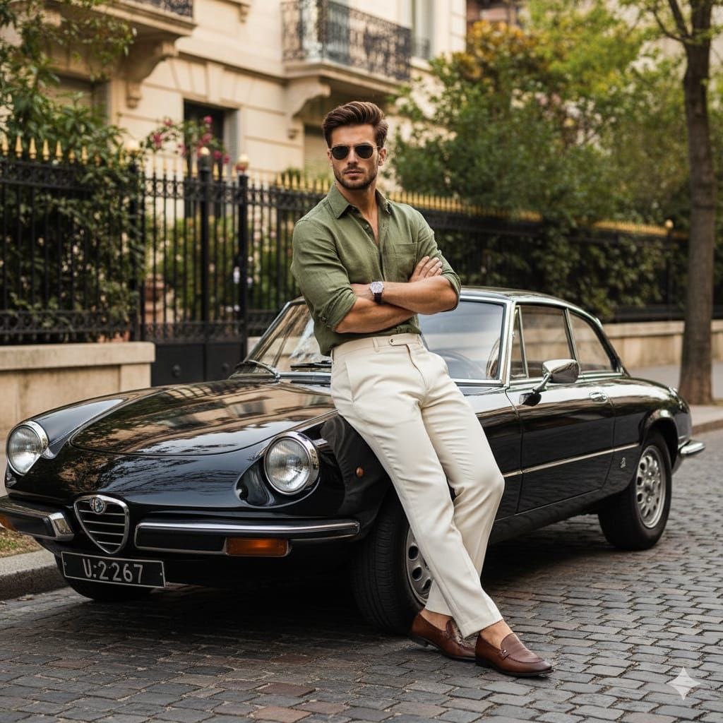Cinematic Street-Style Fashion Portrait