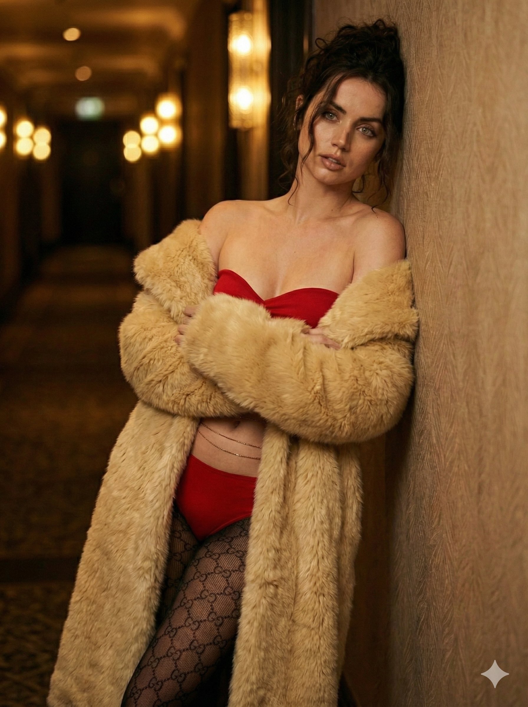 Ana de Armas in Night Bikini, Fashion, nanoBanana-Pro, Ana de Armas, Realistic Detail reference image, image 2 of 3