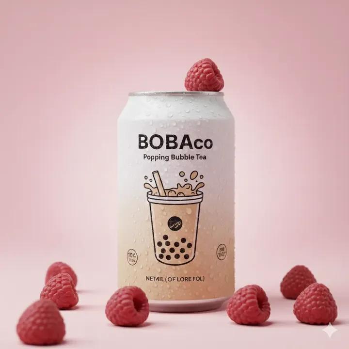 BOBAco Popping Bubble Tea Visual