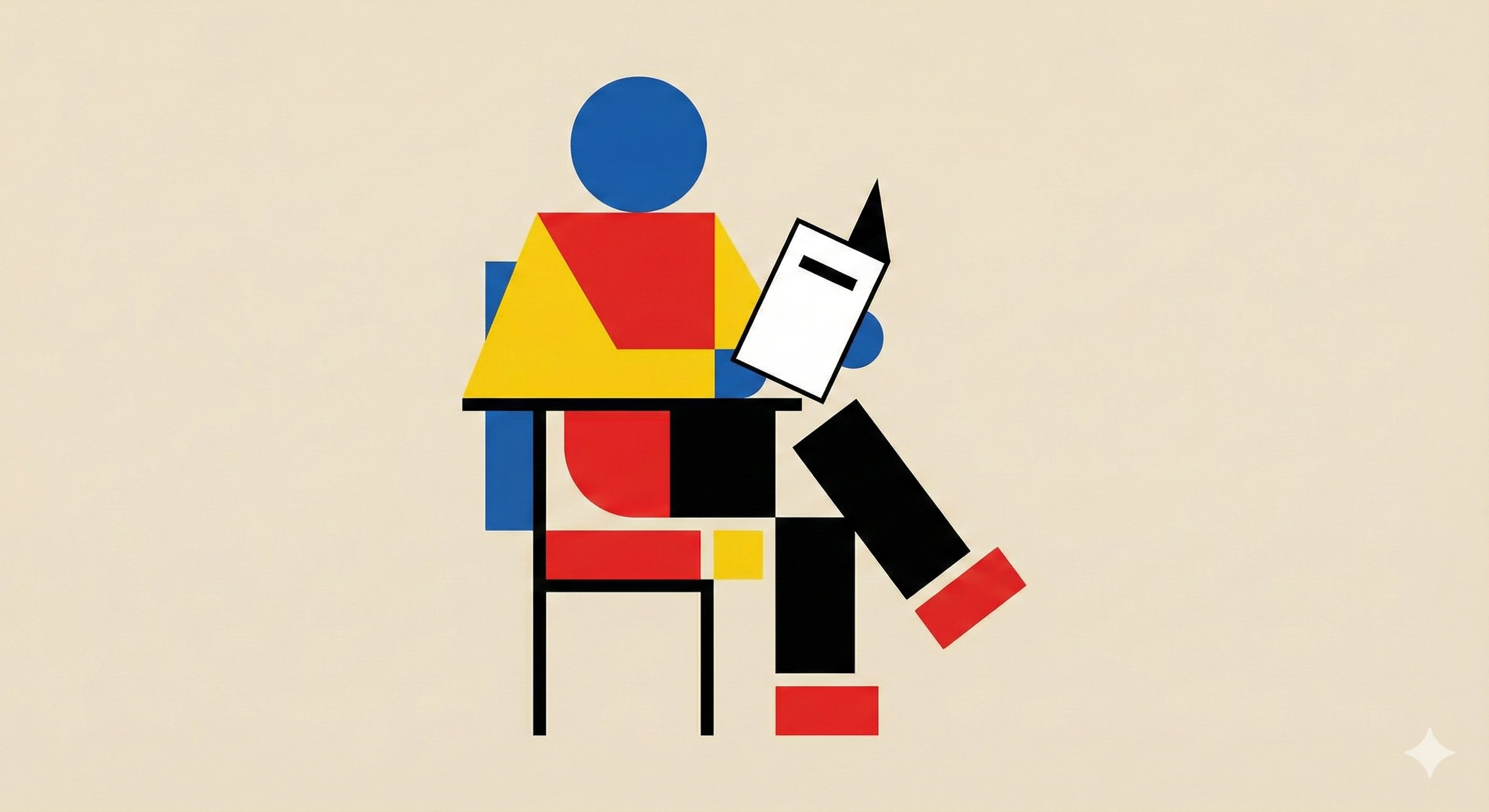Bauhaus Geometry Minimal Illustration