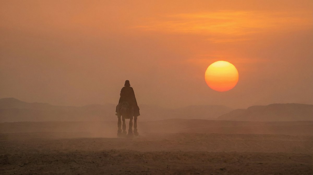 Darth Vader's Journey Through a Desert Canyon, Landscape, nanoBanana-Pro, Photorealistic, Cinematic Lighting reference image, image 4 of 4