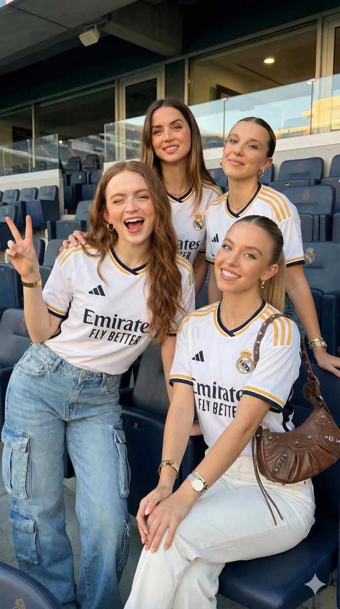 Celebrities Football Group Portrait