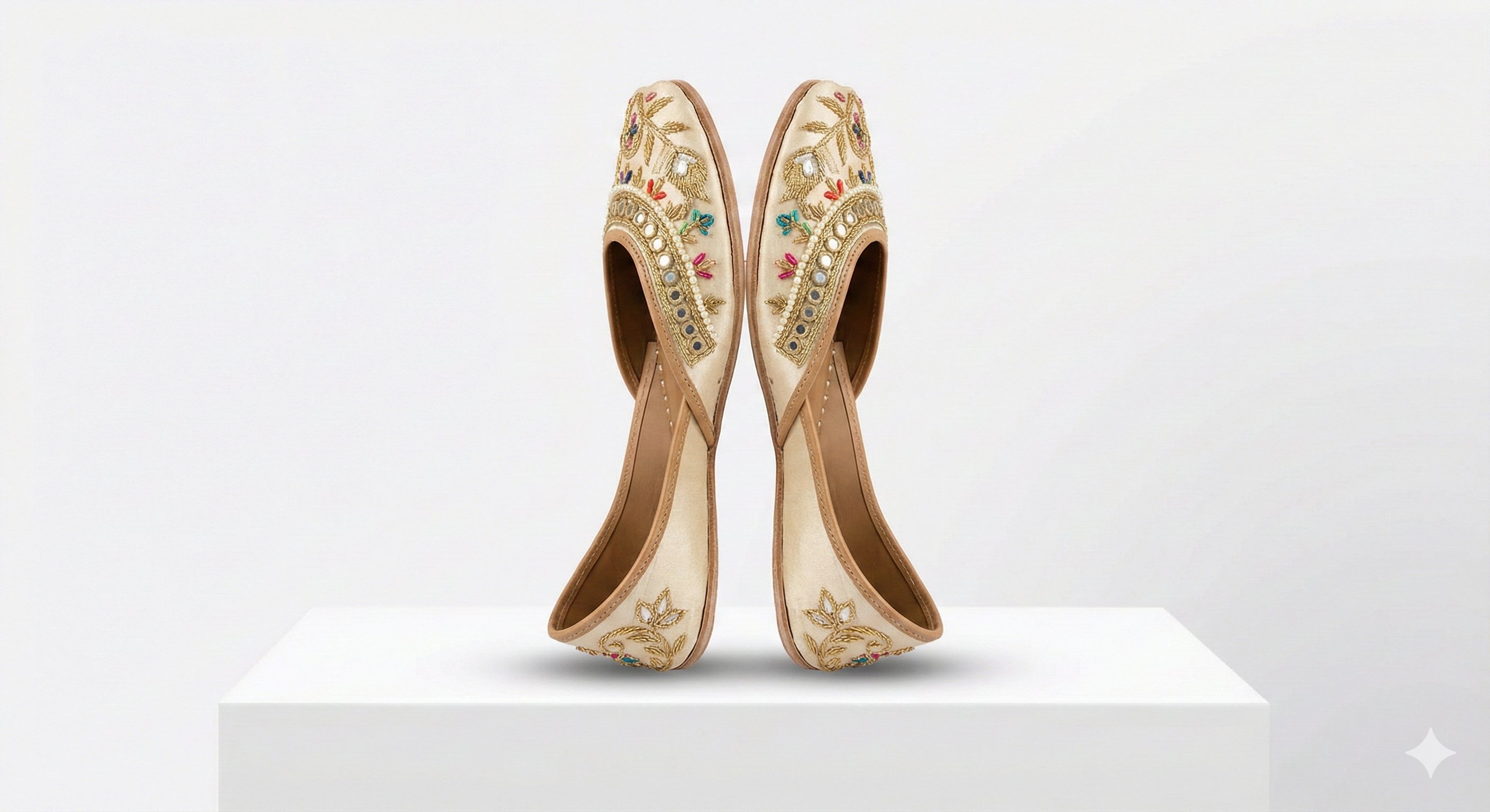 Commercial Image of a Beautiful Traditional Women's Jutti Product