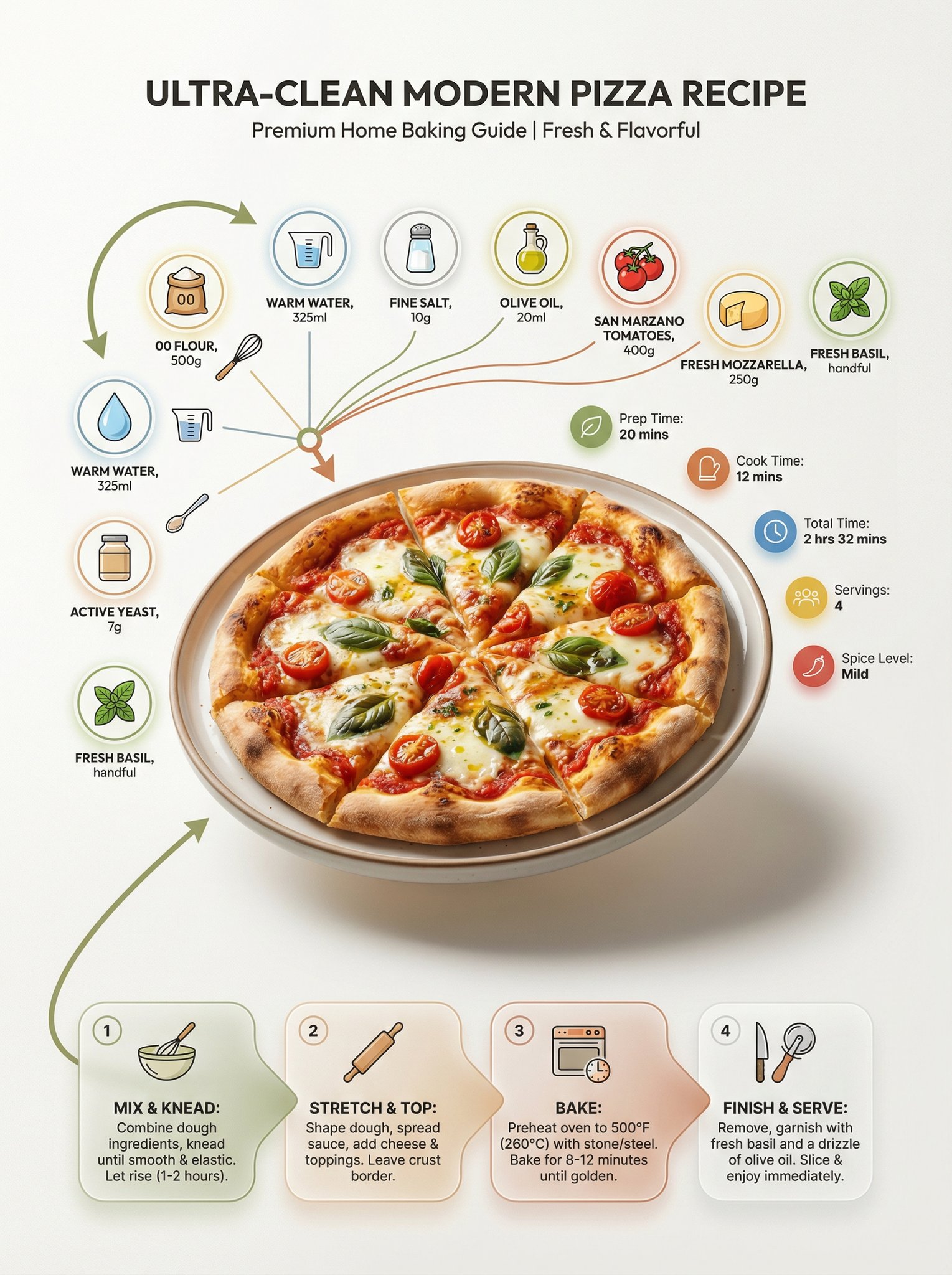 Ultra-Clean Modern Food Infographic, Food, nanoBanana-Pro, Minimalist, Lifestyle reference image, image 2 of 2