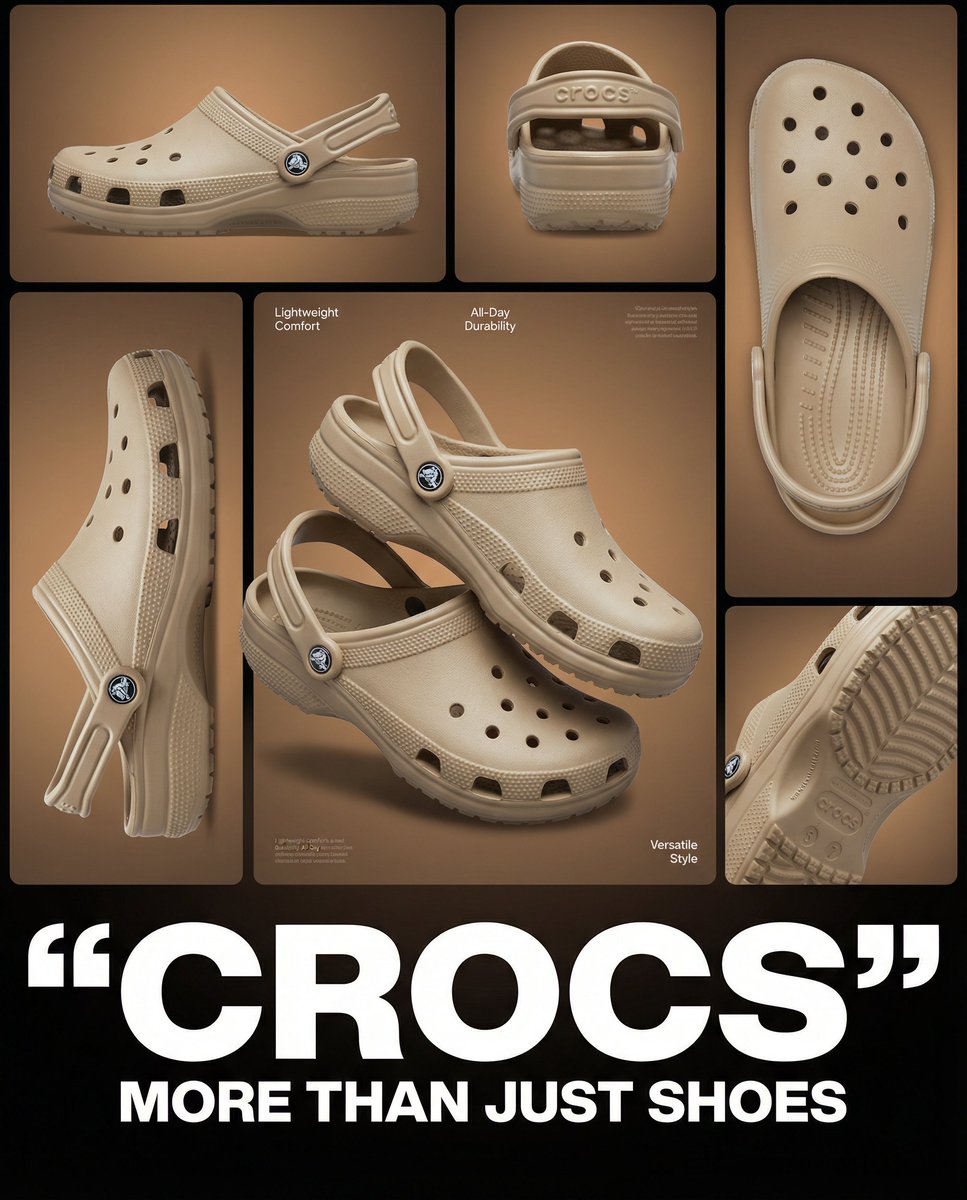 Modern Crocs Advertisement