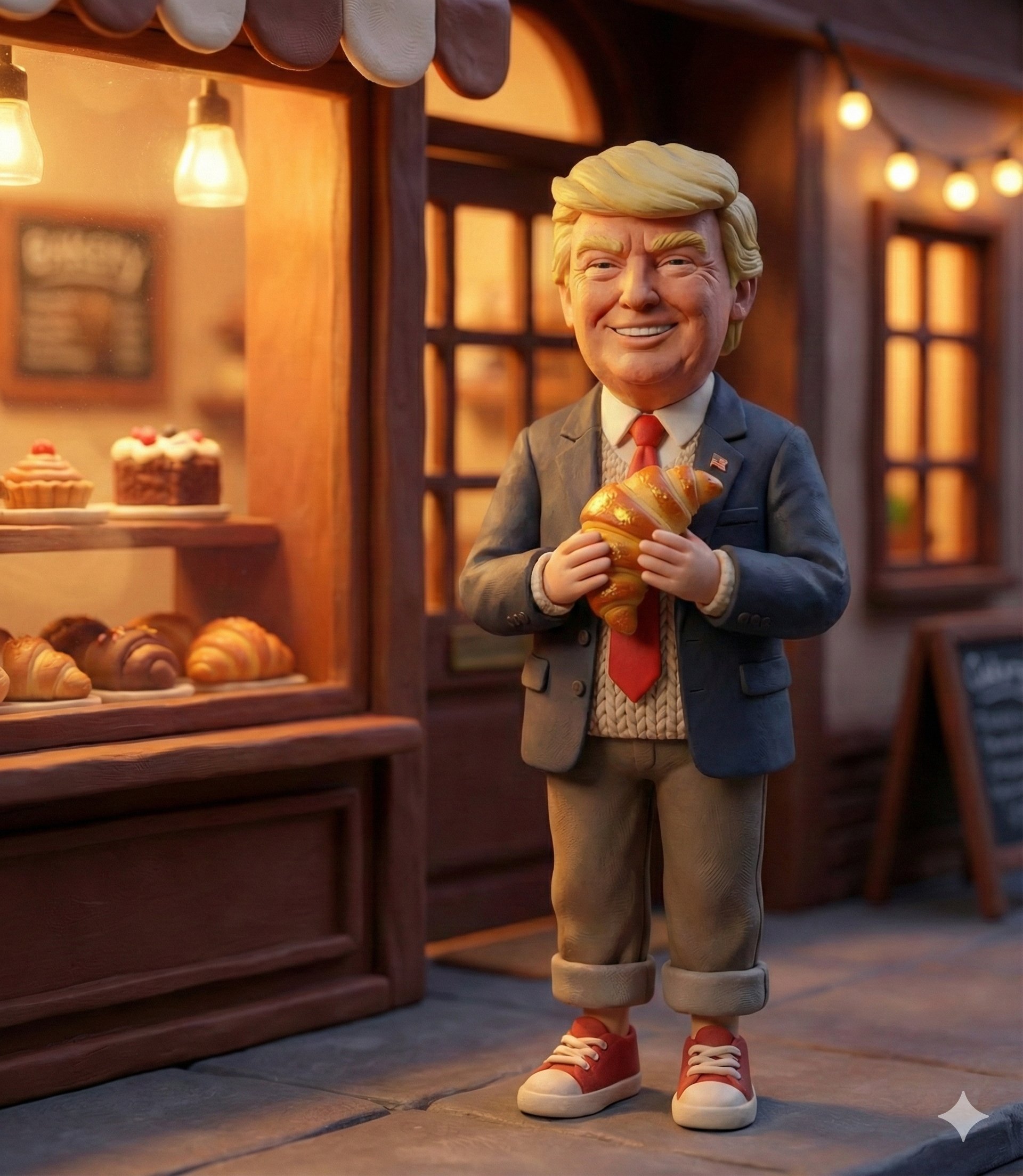 Handcrafted Claymation-style Character