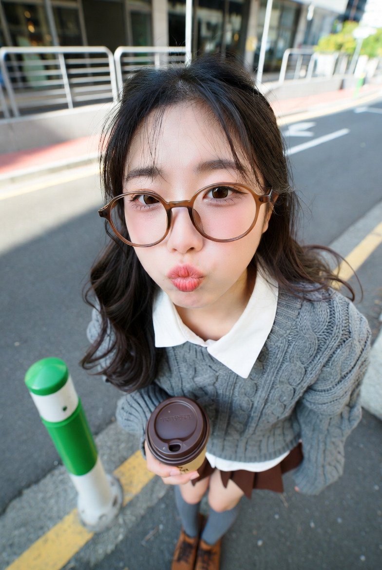 Cute Urban Lifestyle Young Woman Photo