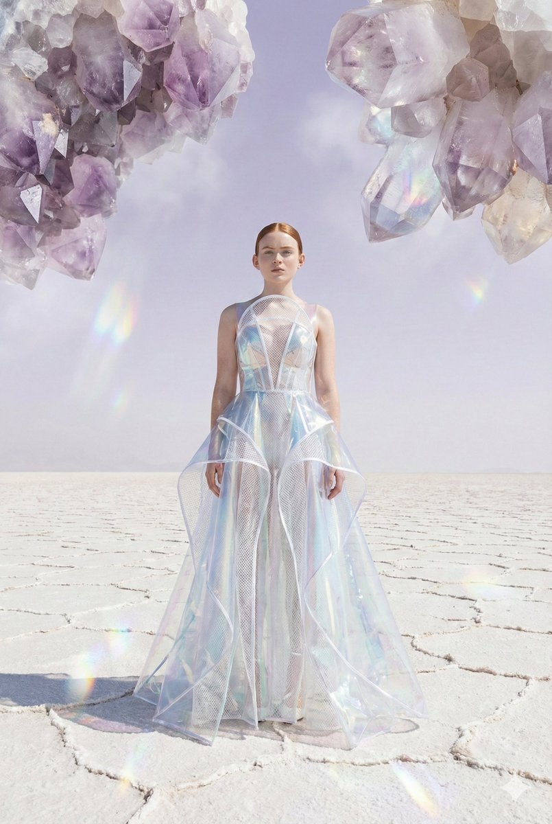 Surreal Fashion Editorial Portrait
