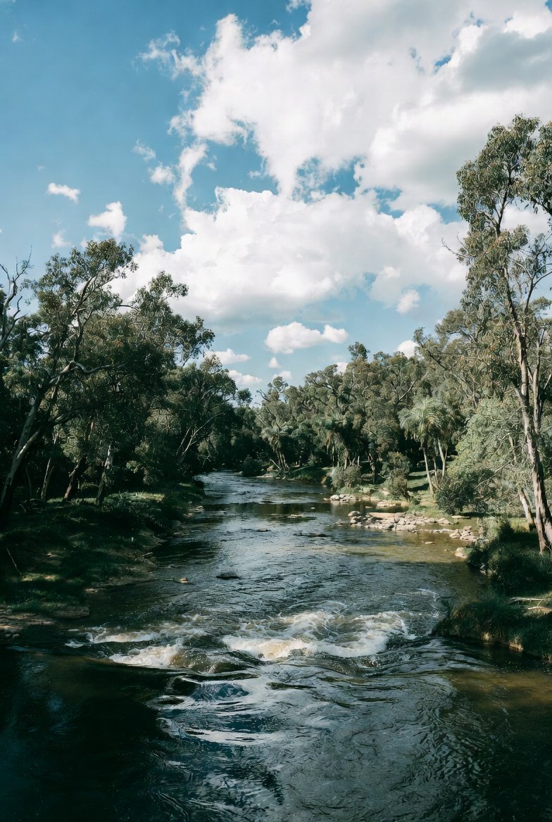 Serene River Wallpaper