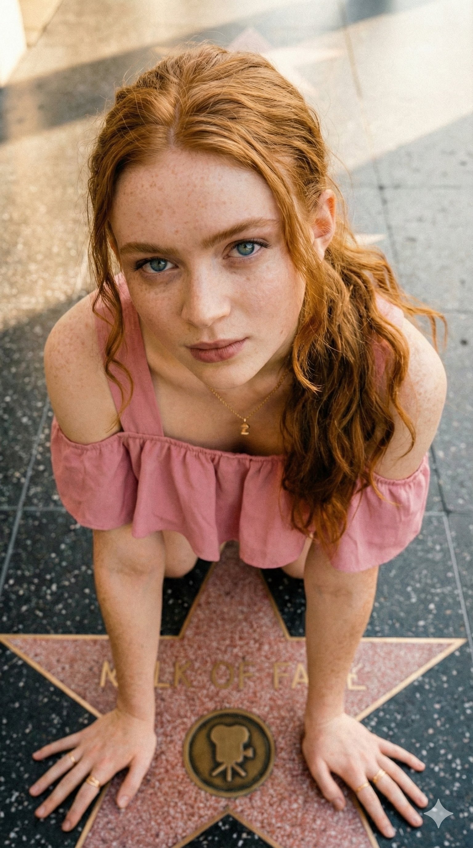 Gemini Nano Banana Pro - Close-up Portrait of Actress Sydney Sweeney