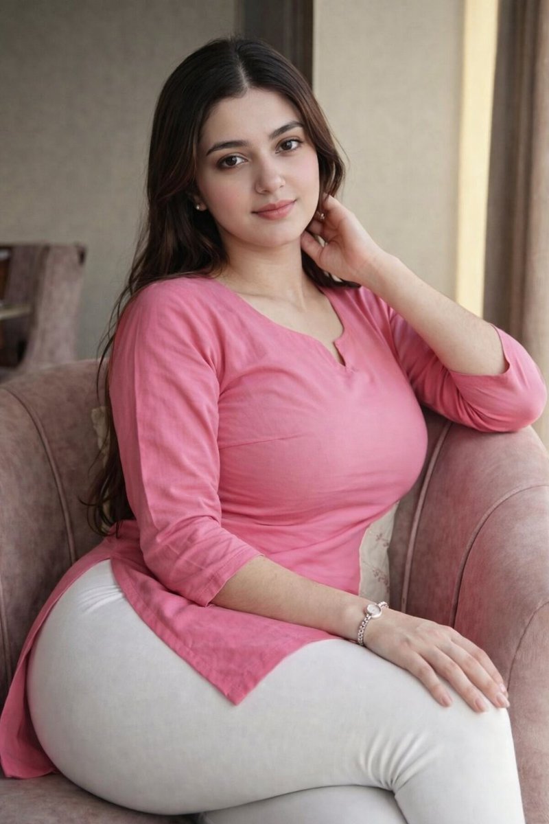 Elegant and Comfortable Indoor Female Portrait