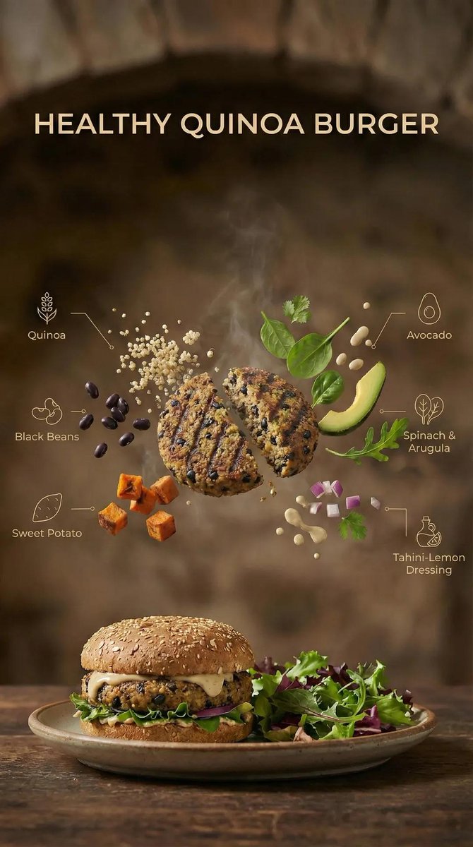 Healthy Quinoa Burger