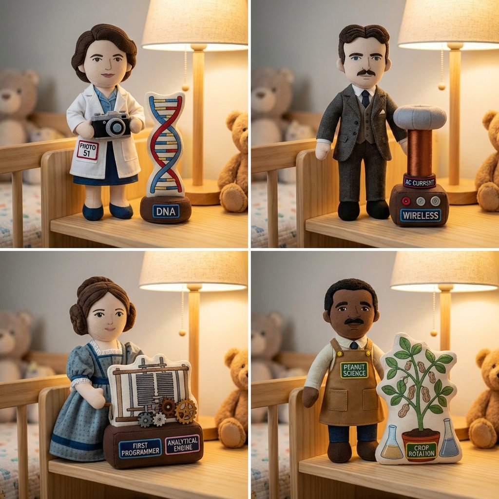 Scientists Turned into Dolls