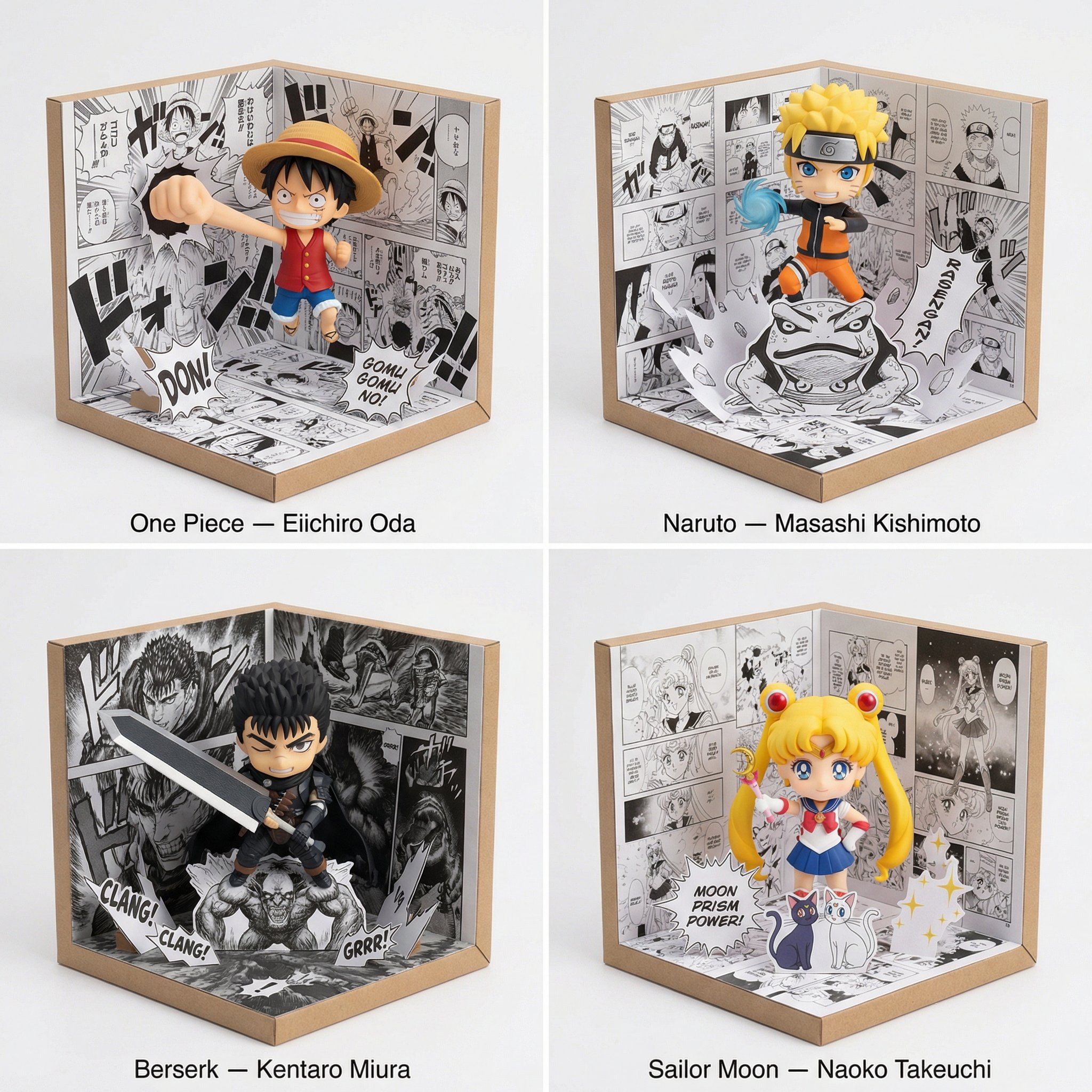Nendoroid Style Manga Panel Diorama Box