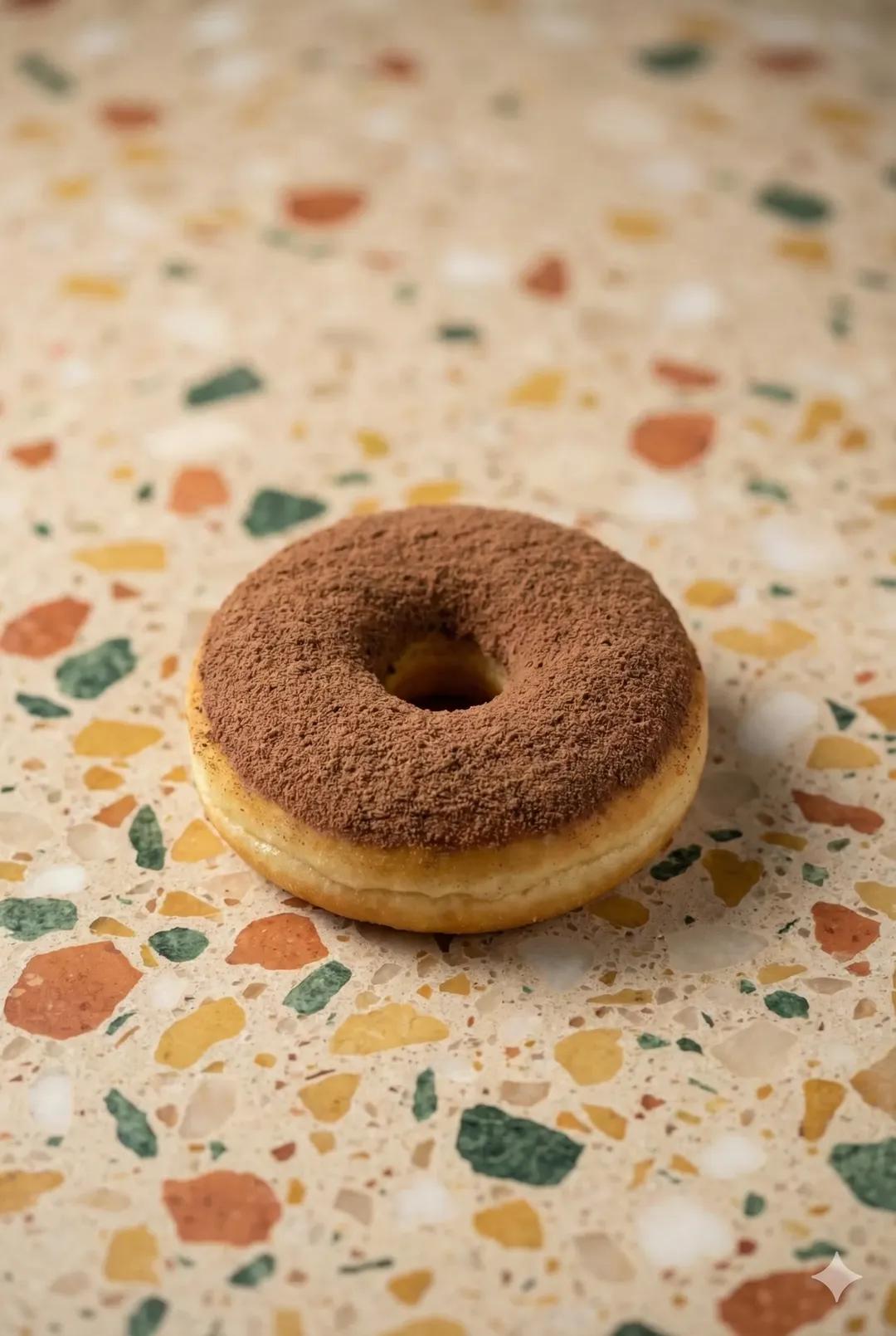 Chocolate Dust Donut Photography
