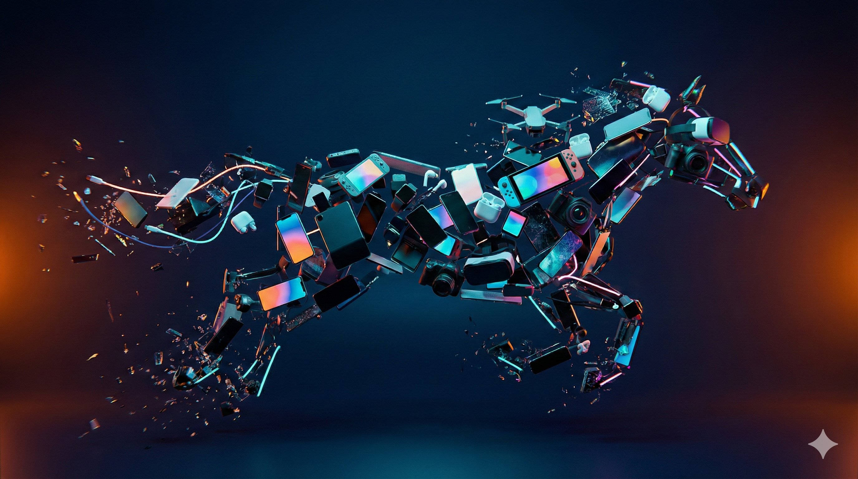 Brand Horse Abstract Art
