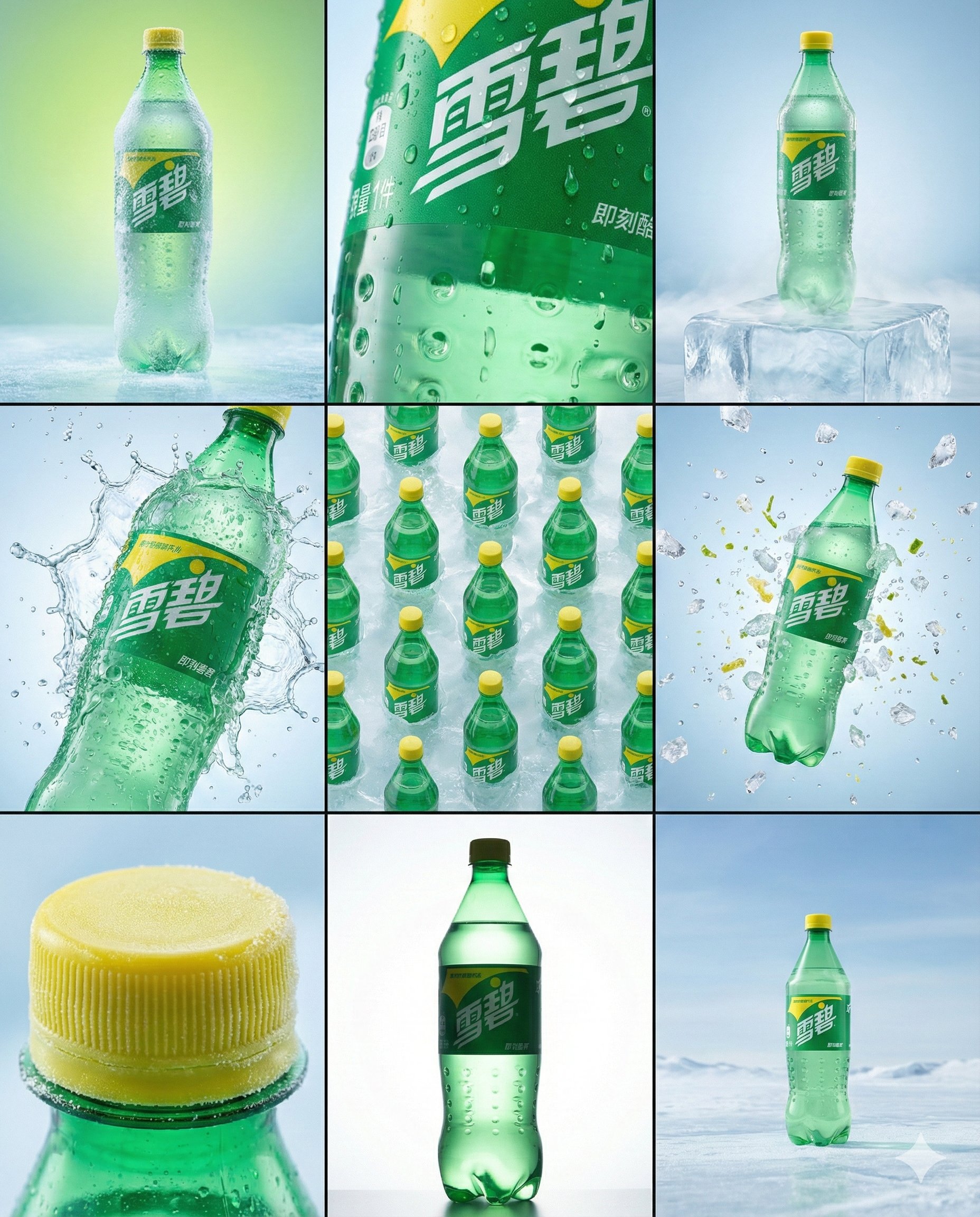 Sparkling Cool Heart - Sprite High-End Designer Mockup