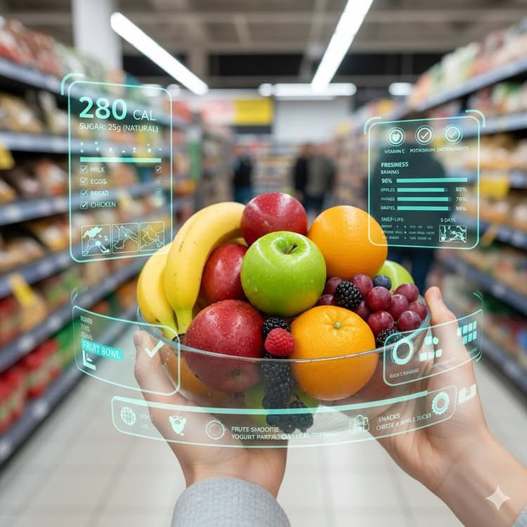 First-Person Perspective Inside a Supermarket Aisle with Gemini Nano Banana Pro