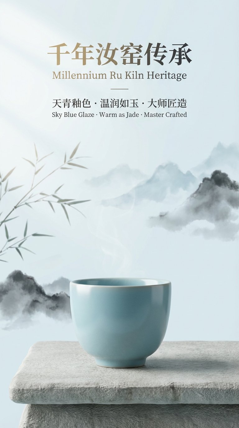Song Dynasty Sky-Blue Glaze