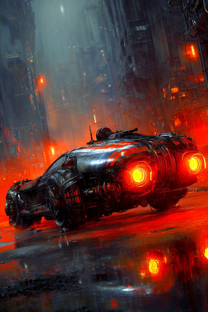 Cyberpunk Hovercar