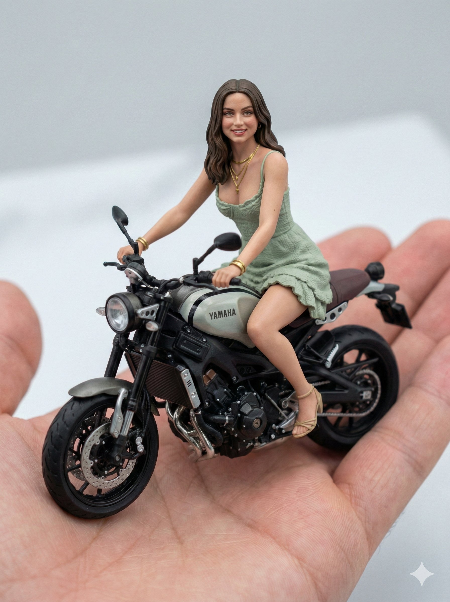 Miniature Figurine of Ana de Armas, Sydney Sweeney & Sadia Sink