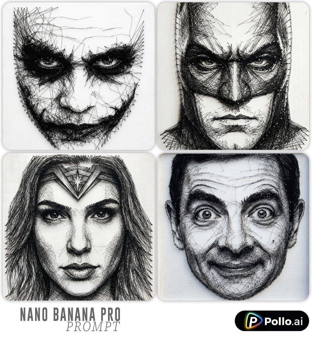 Thread Art Portrait