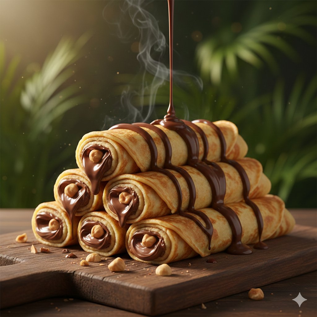 Chocolate Crepe Advertisement