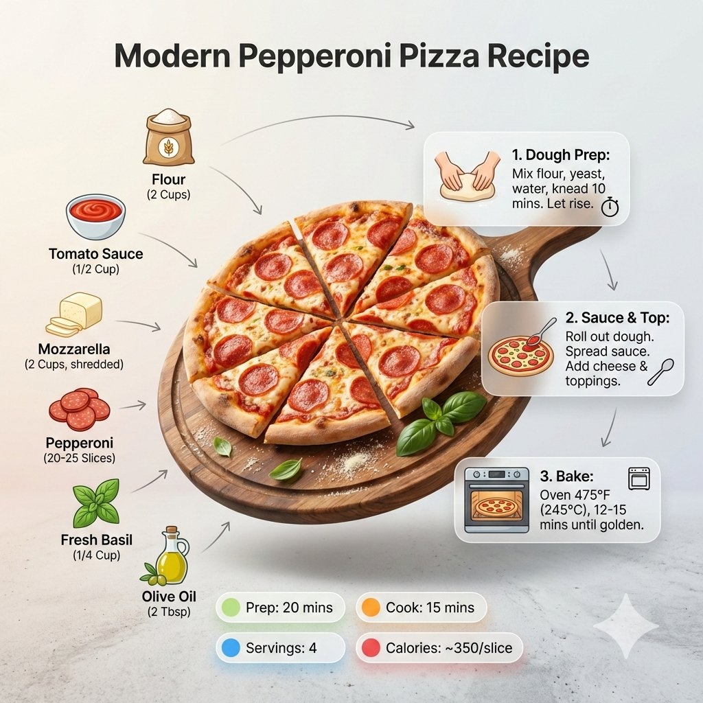 AI-Powered Modern Recipe Infographic
