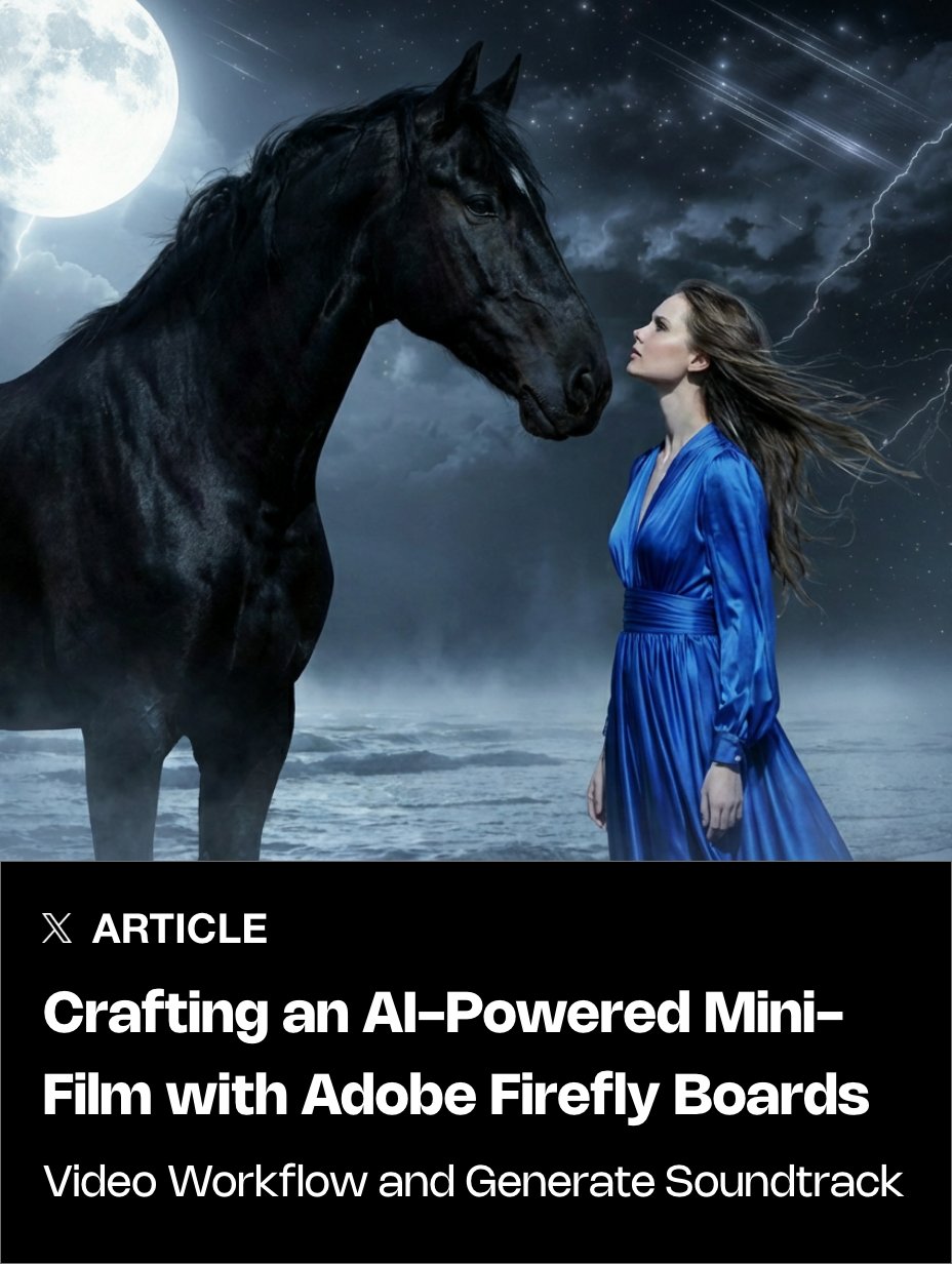 Crafting an AI-Powered Mini-Film: 'Black Horse' with Adobe Firefly Boards