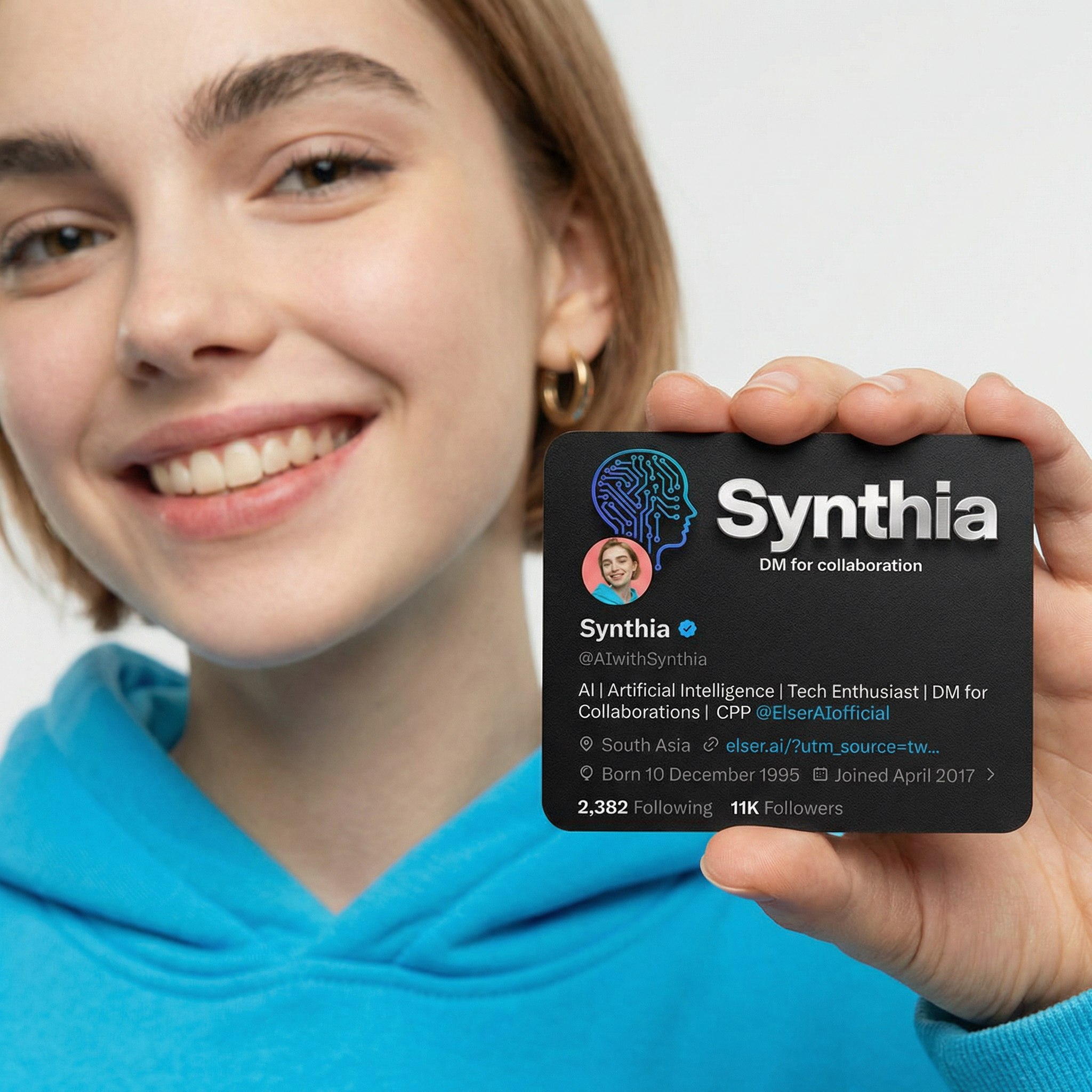 AI Profile Card Photography