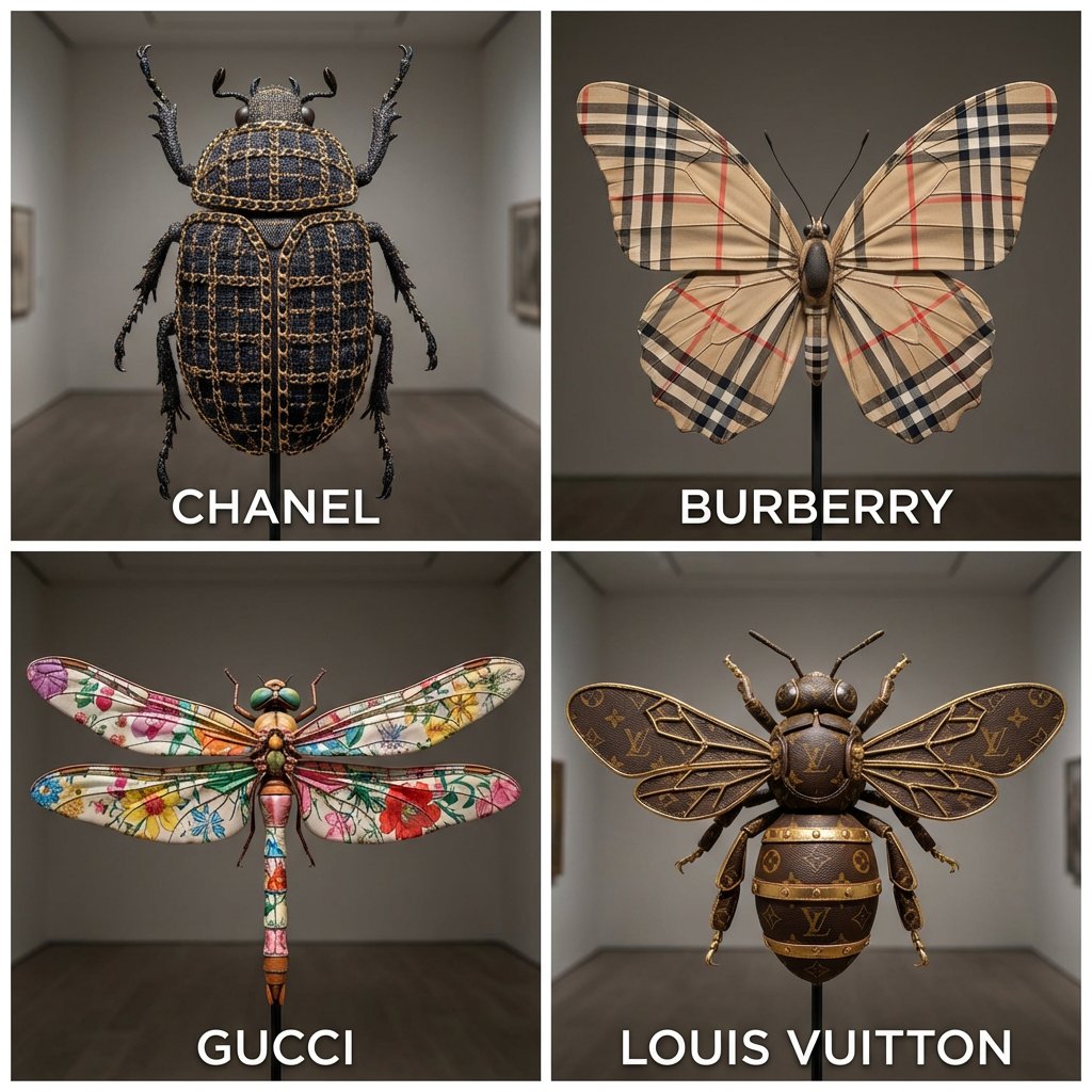 Reimaging Insects as Fashion Items
