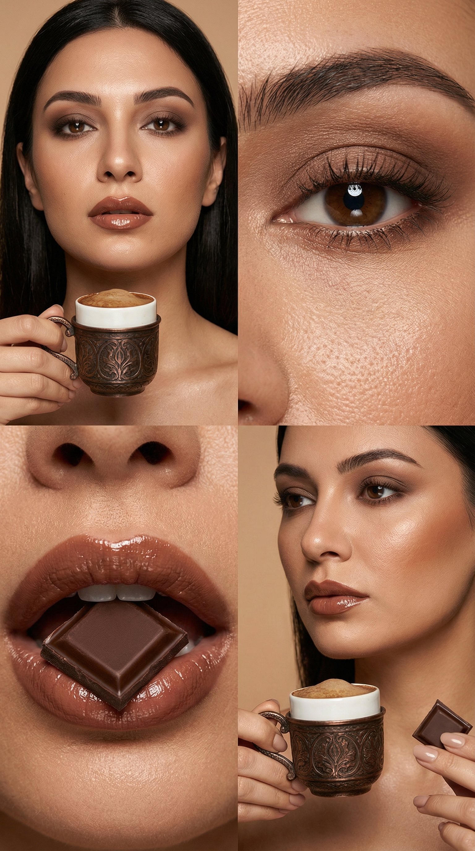 Consistent Identity Beauty Editorial Grid